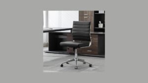 Okeysen Ribbed Leather Chair