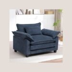 Oversized Chenille Cloud Chair