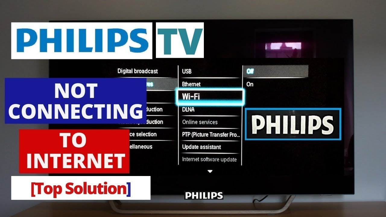 A person using a remote control to navigate to factory reset settings on a television.