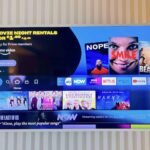 A Philips television connected to a Firestick in a modern living room setting.