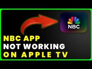 A television screen showing a frozen sports broadcast from the NBC Sports app.