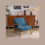 VINGLI Chenille Accent Chair